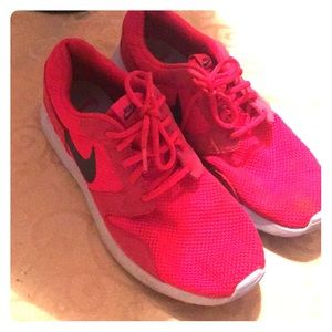 Red NIKE shoes